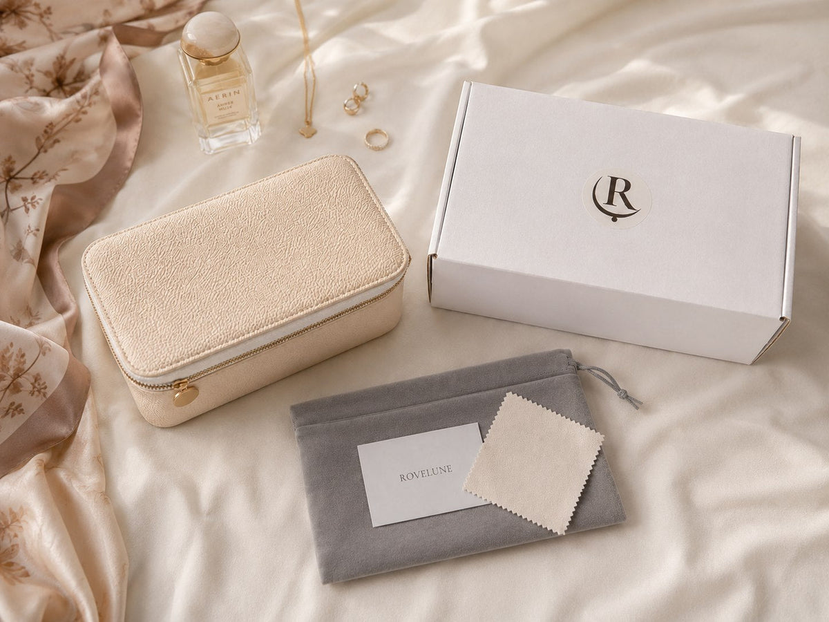 ROVELUNE Travel Jewelry Case gift packaging